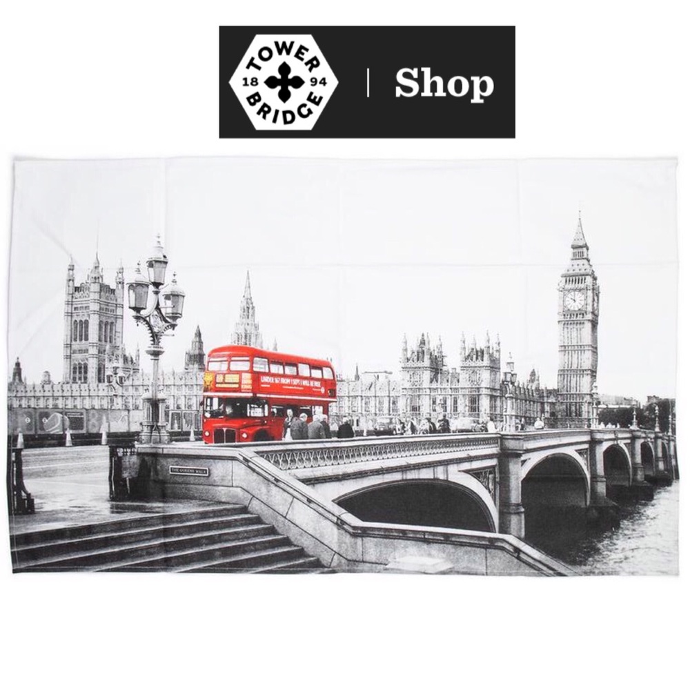 Red Bus London Tea Towel